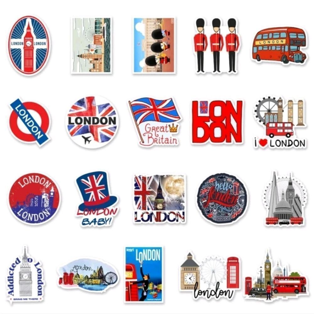 London UK British Assorted Stickers - Picture 6 of 6